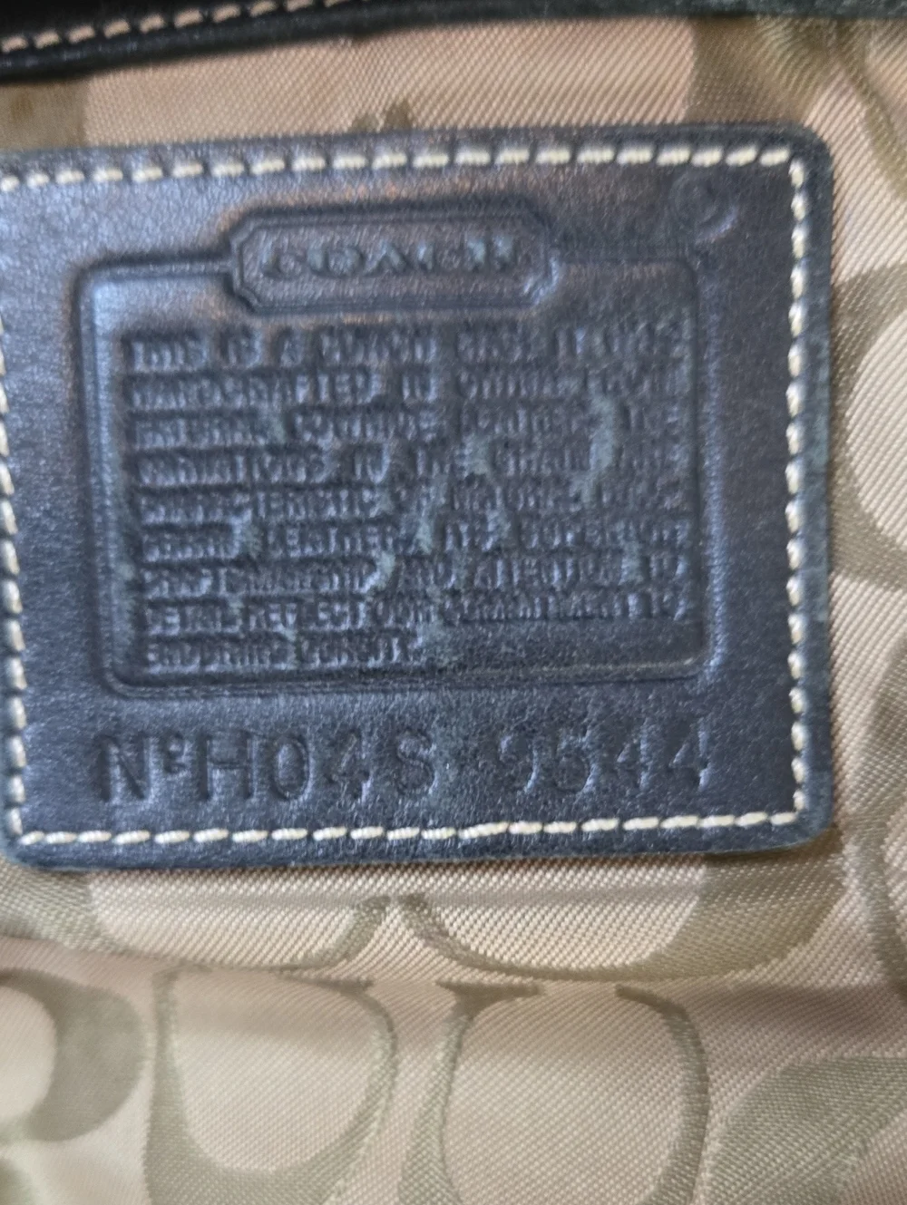 Coach sleek shoulder
