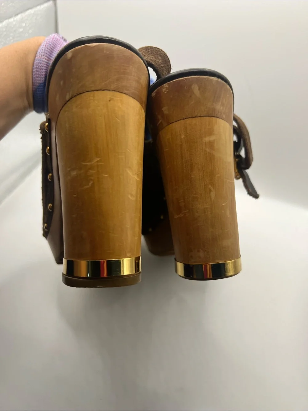 Tory Burch suede clogs