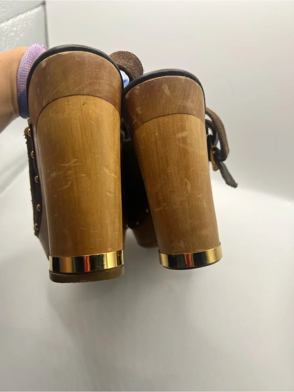 Tory Burch suede clogs