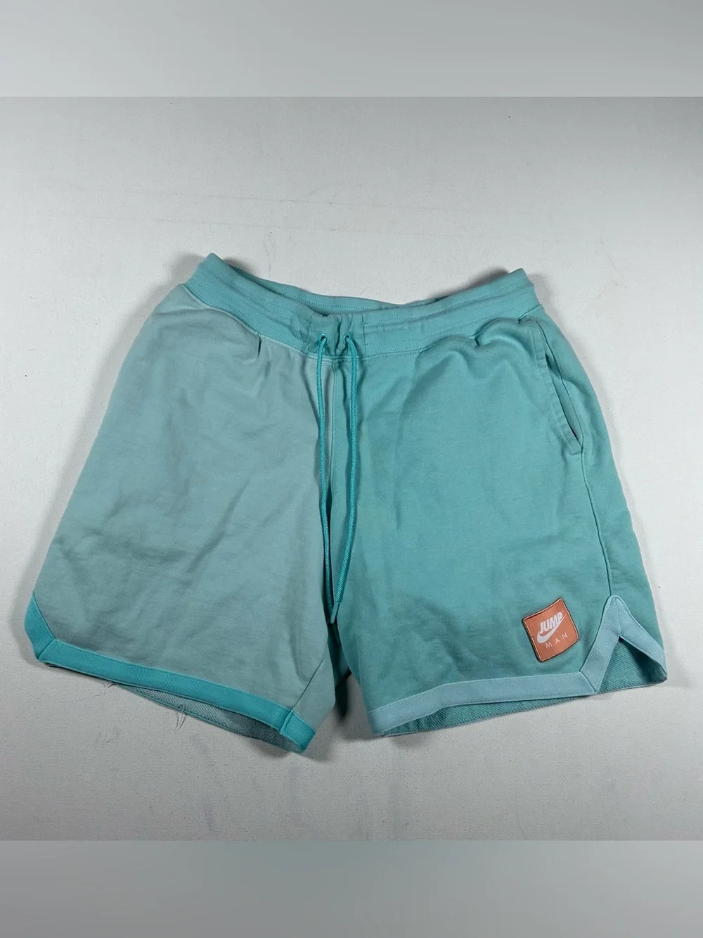 Jordan Jumpman Classics French Terry Shorts Mens M Teal 2 Tone Gym Sweat Shorts