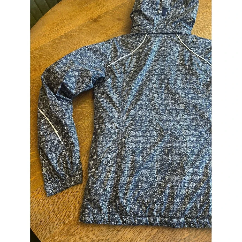 Girls Columbia Ski Jacket – Size 18/20 – Purple Snowflake – Excellent Condition