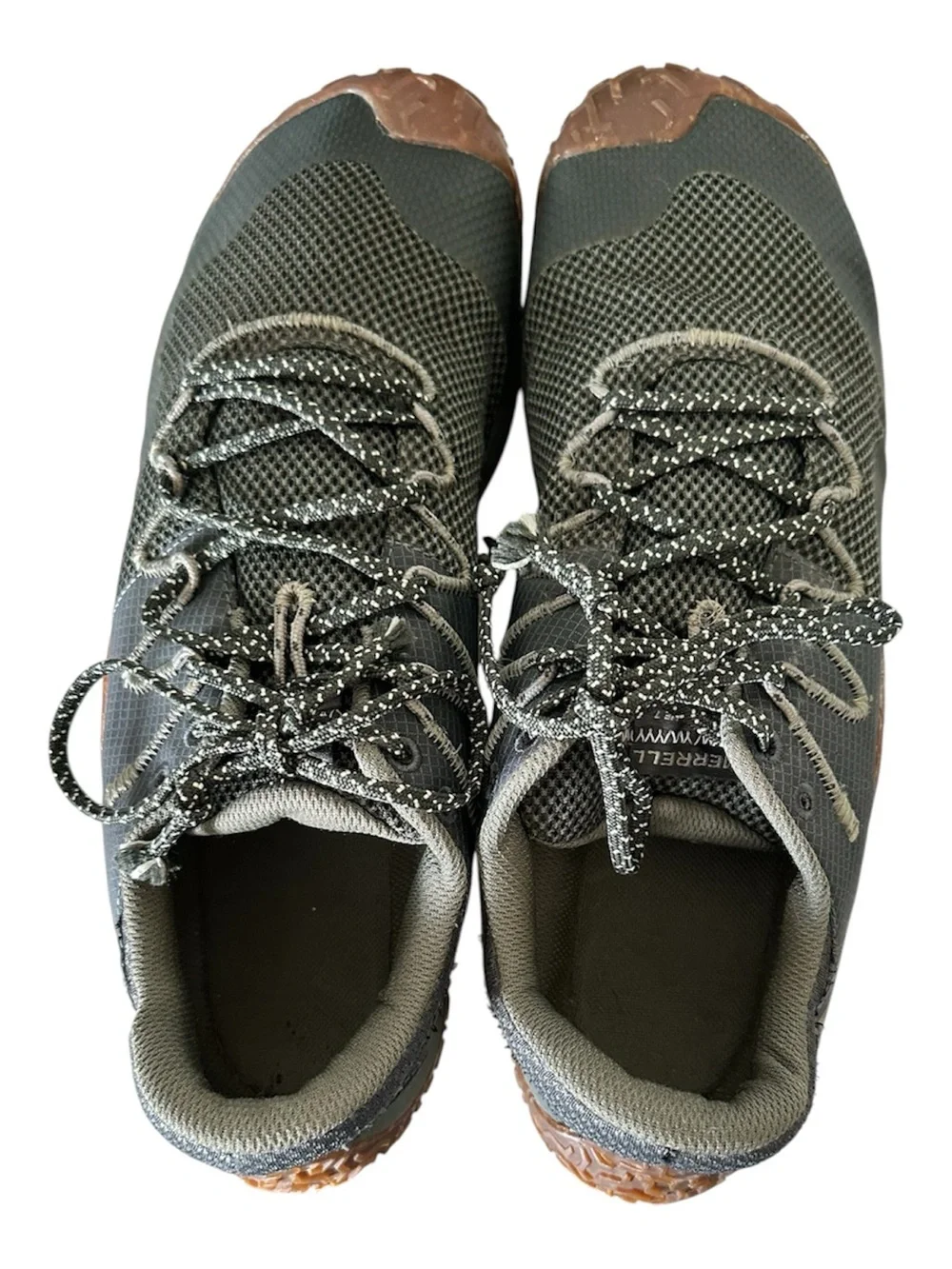 Merrell Men's Green Trail Shoe 7 with Vibram Outsole Size 12