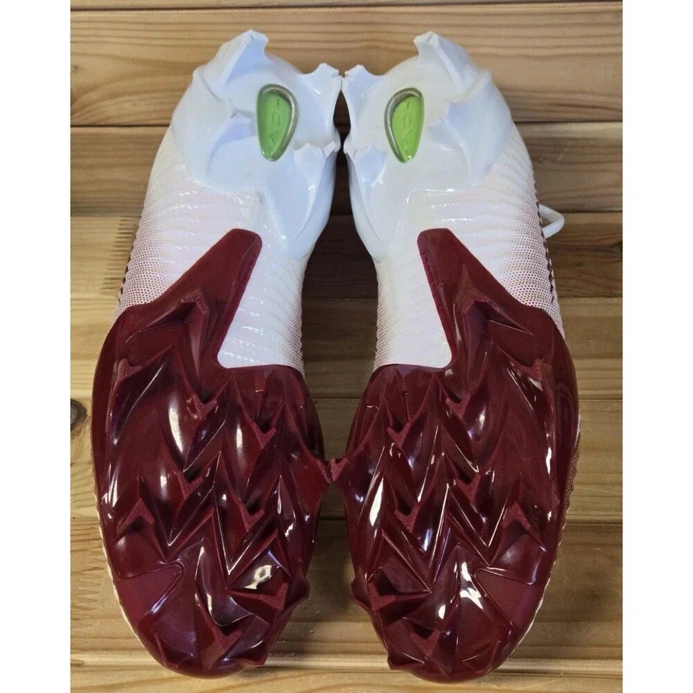 Under Armour Blur Pro White Cardinal Football/Soccer Cleats 3028220-102 US Sz 12