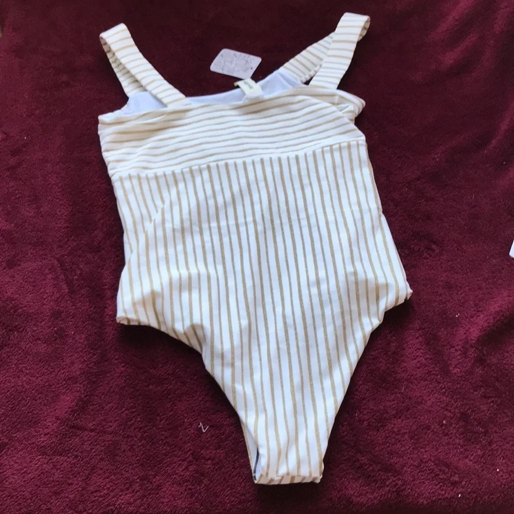 NWT Free People Balmy Nights Stripe one piece XS