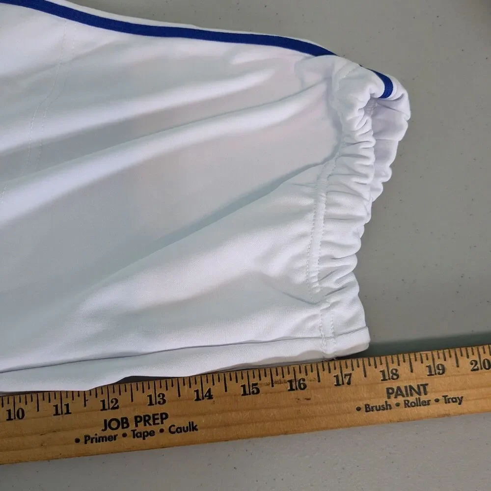 NWT New Champro Knicker Mens extra large Baseball Pants - White with blue Pipin