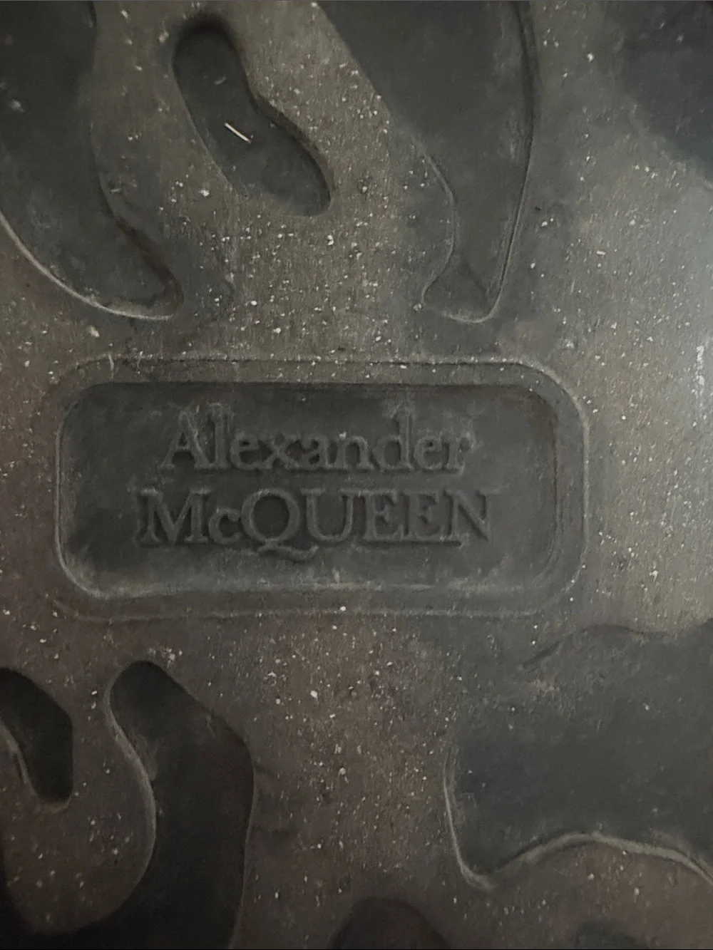 Alexander McQueen Black Leather Chukka Boots with Red Elastic Panels