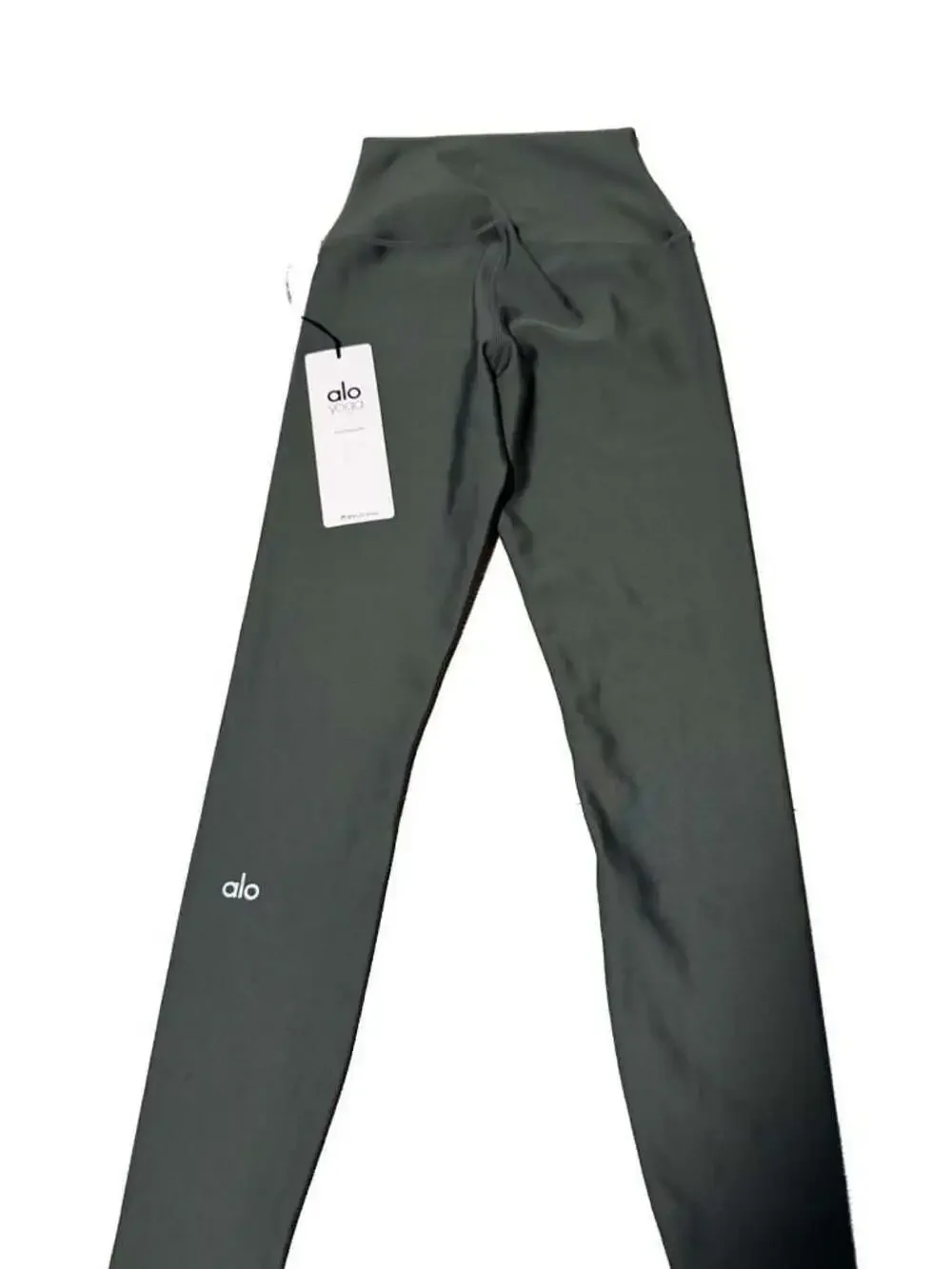 Alo Yoga 7/8 High-Waist Airlift Legging in Dark Cactus, Size XXS