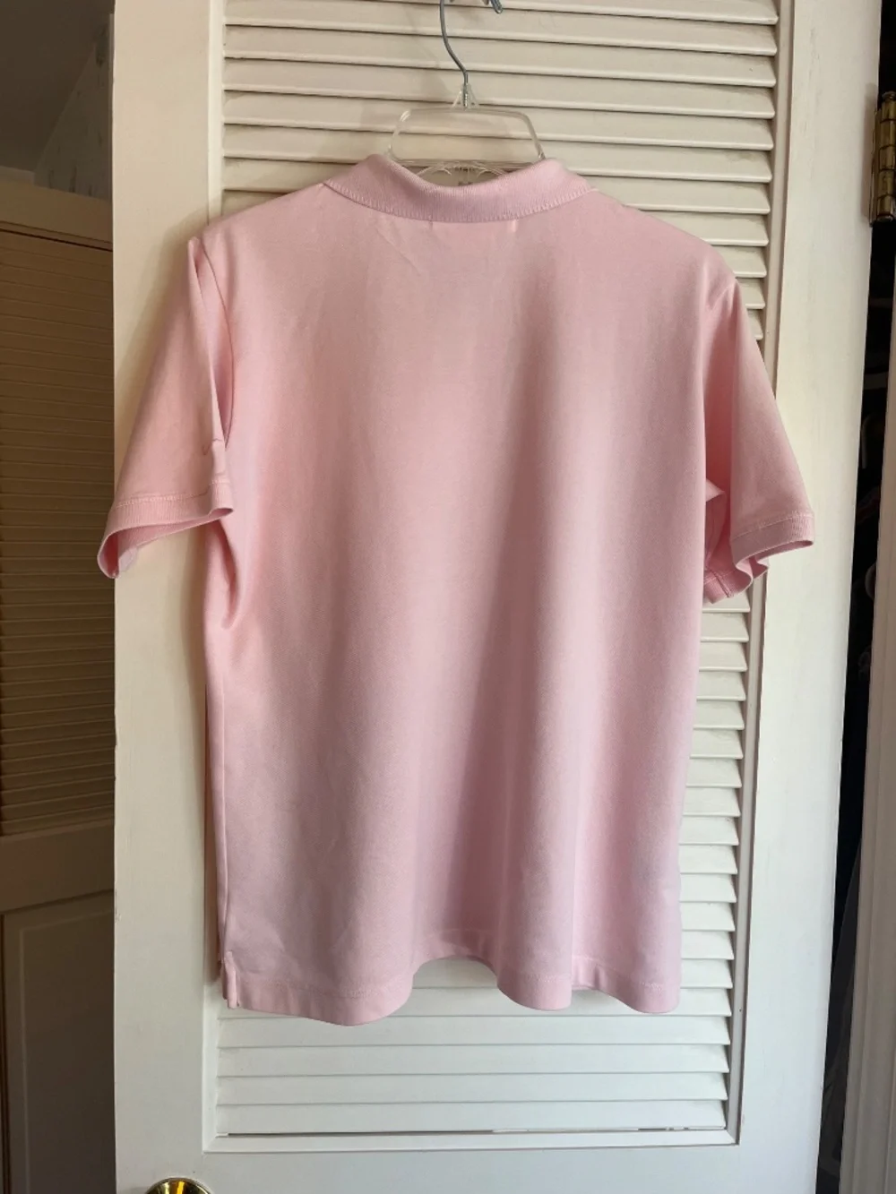 Nike Pale Pink Dri-Fit Golf Shirt Size Large