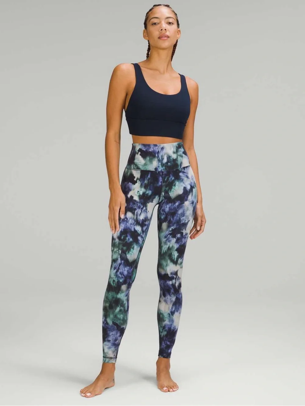 Lululemon Align High-Rise Crop 23”/Color Meteor Wash Print Multi