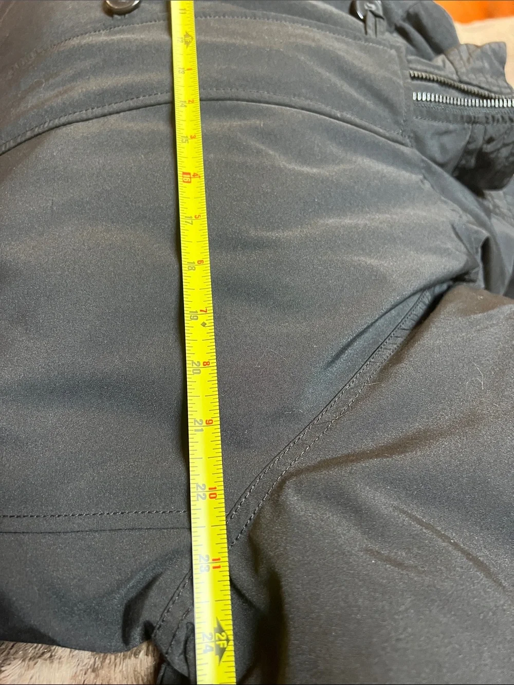 GAP Black Hooded Puffer Coat
