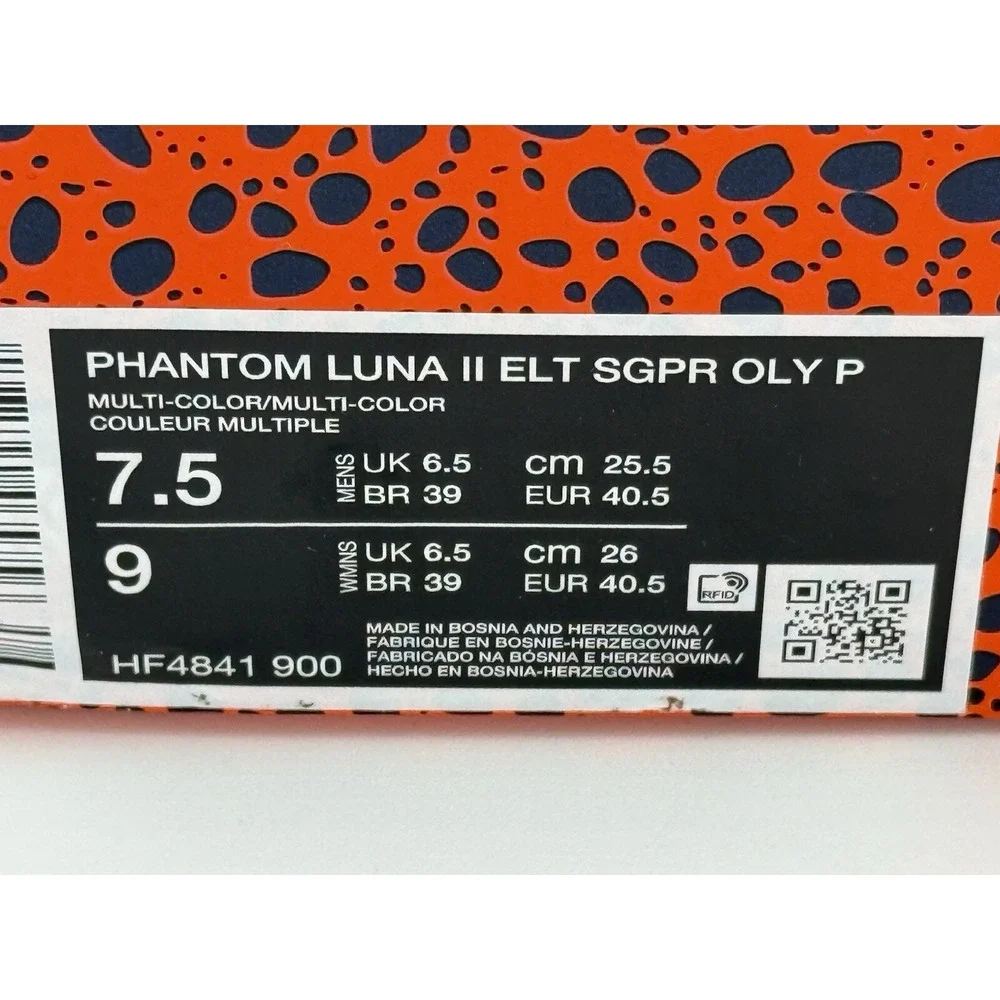 Men's Size 7.5 / Women's 9 - Nike Phantom Luna II Elite SGPR Olympic HF4841-900
