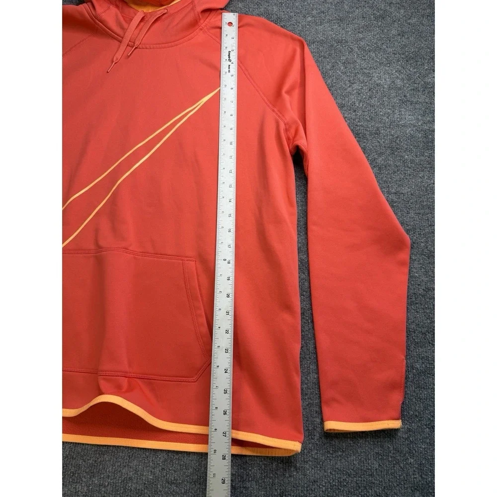 Womens Nike Dri-fit size XL Orange Pullover Hoodie Sweatshirt