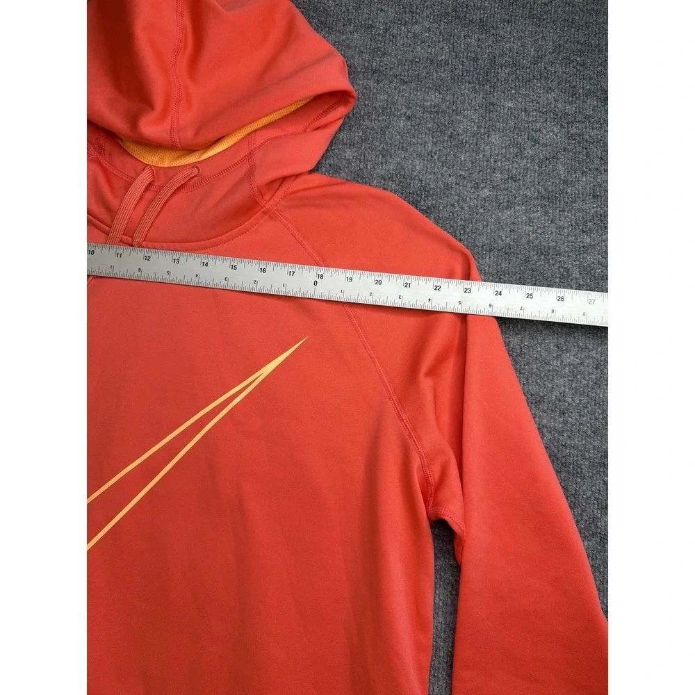 Womens Nike Dri-fit size XL Orange Pullover Hoodie Sweatshirt