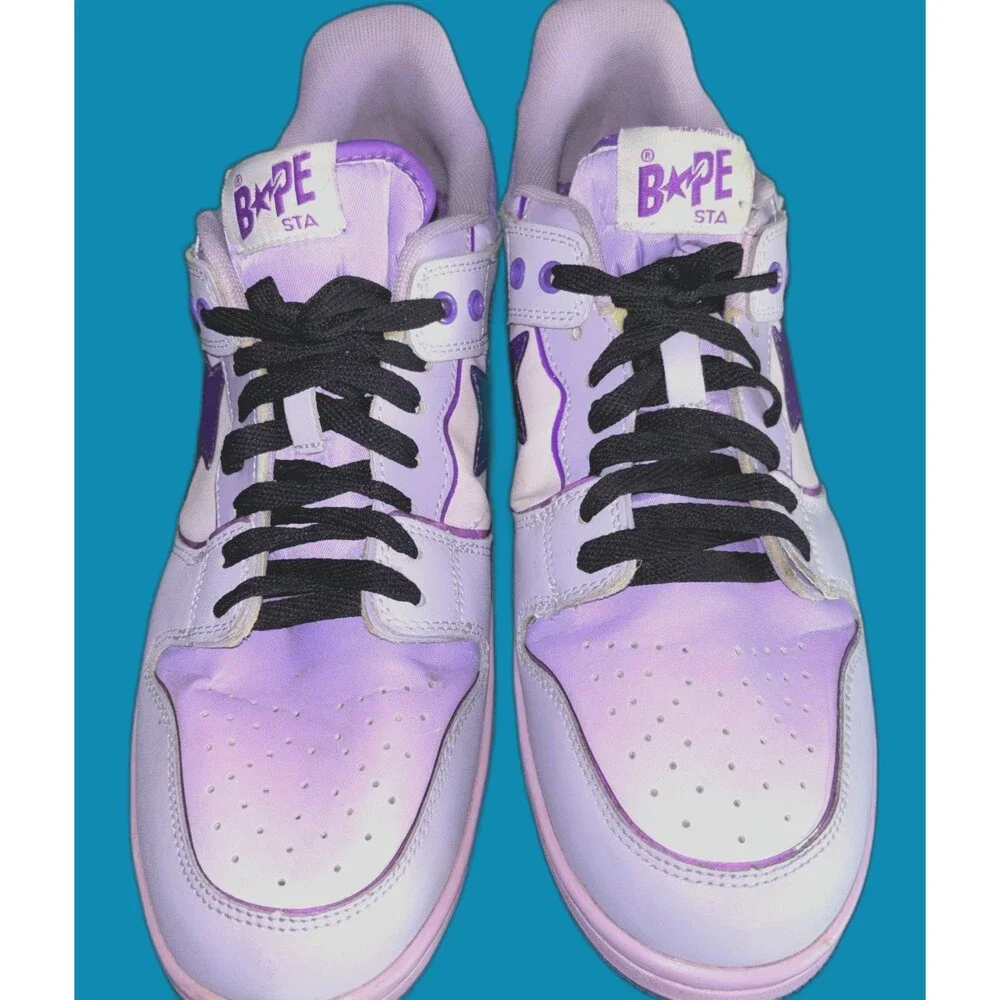 A Bathing Ape BAPE Sk8 Sta M1 ‘Purple’ Size 11 No Box