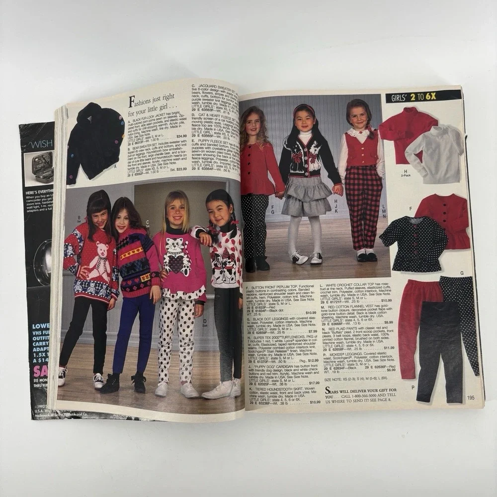 Sears 1992 Catalog The Great American Wish Book Barbie Sega Atari Christmas VTG