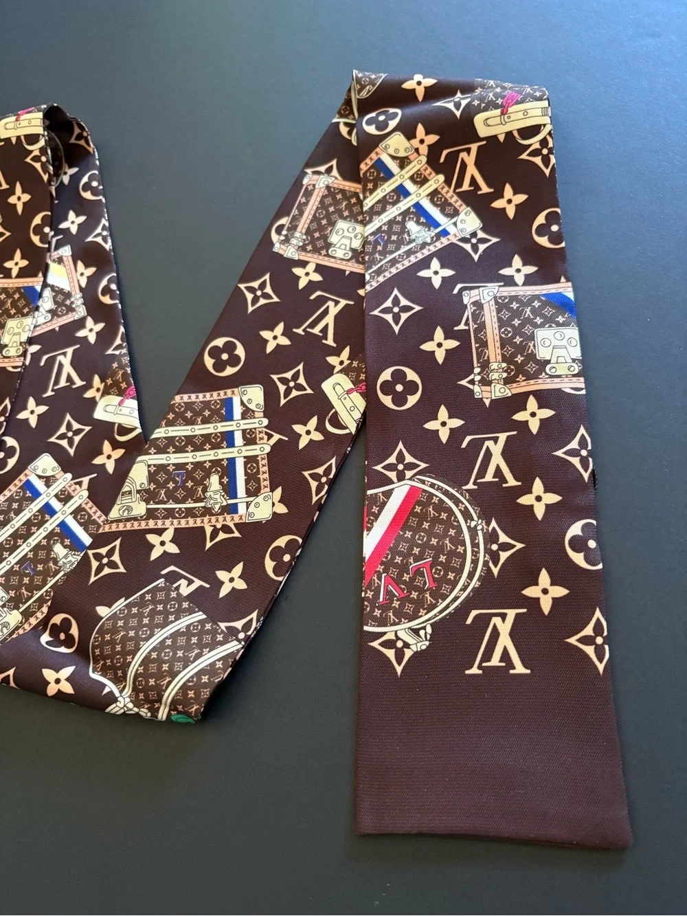 Fashion Silk Long Scarf Twilly