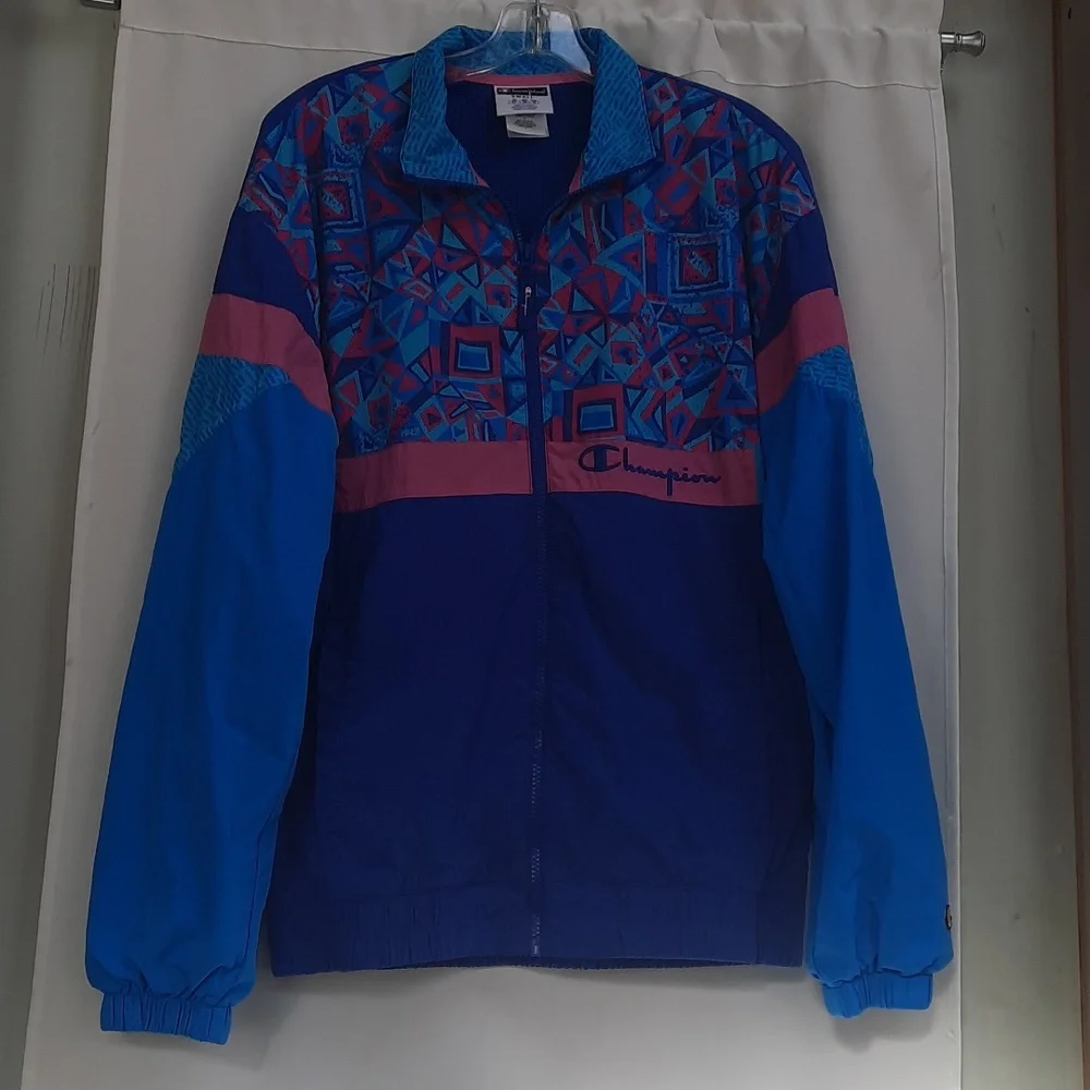 Champion x MTV Colorblock Track Jacket Windbreaker 80's Inspired Unisex
