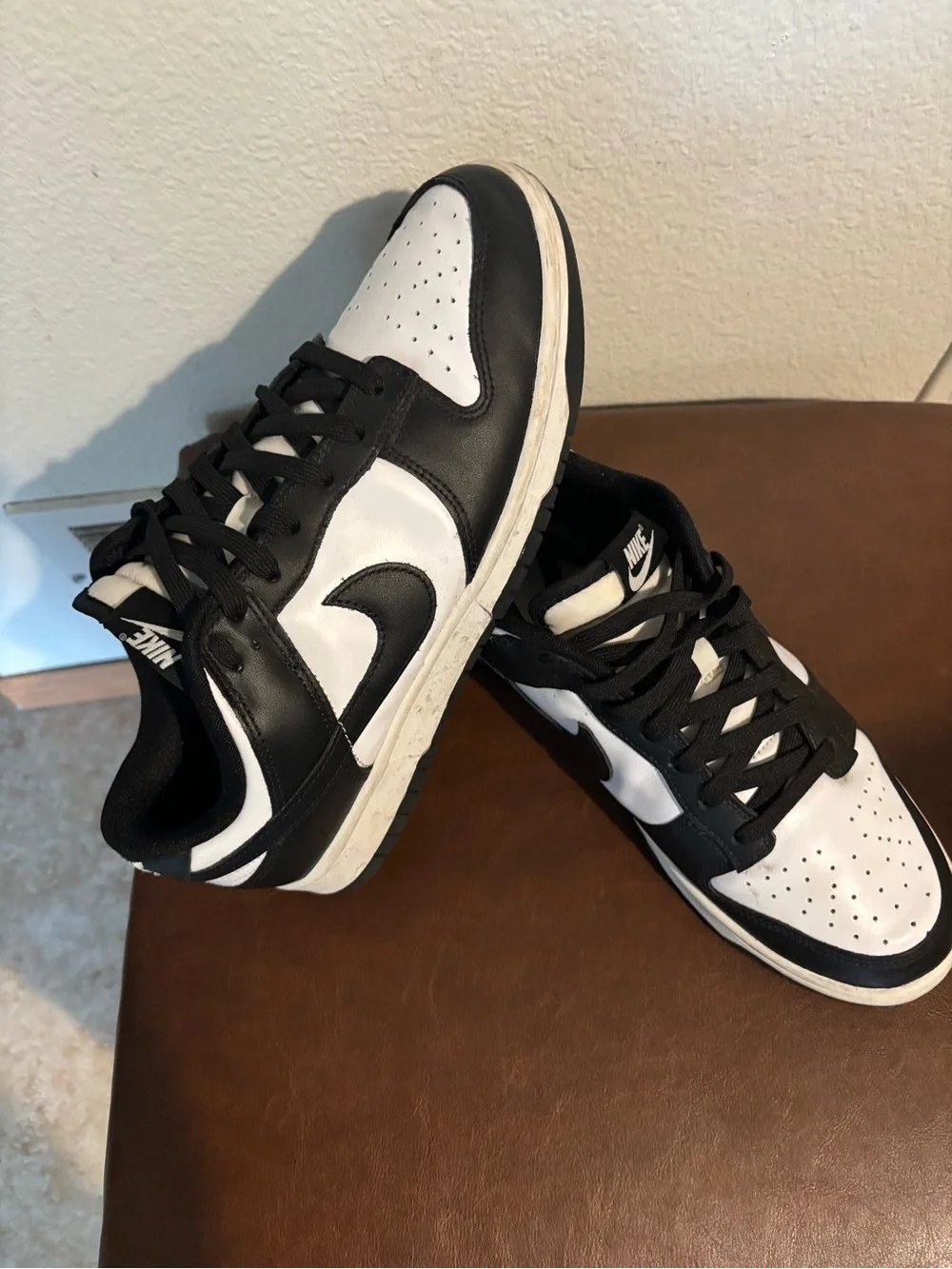Nike Women’s Black and White Low-Top Sneakers