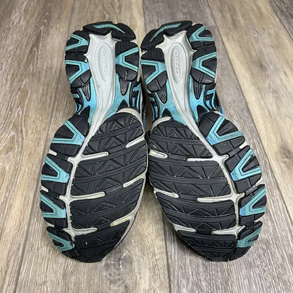 Saucony Oasis 2 Womens US Size 7.5 15210-1 Gray Blue Black Running Sneaker Shoes