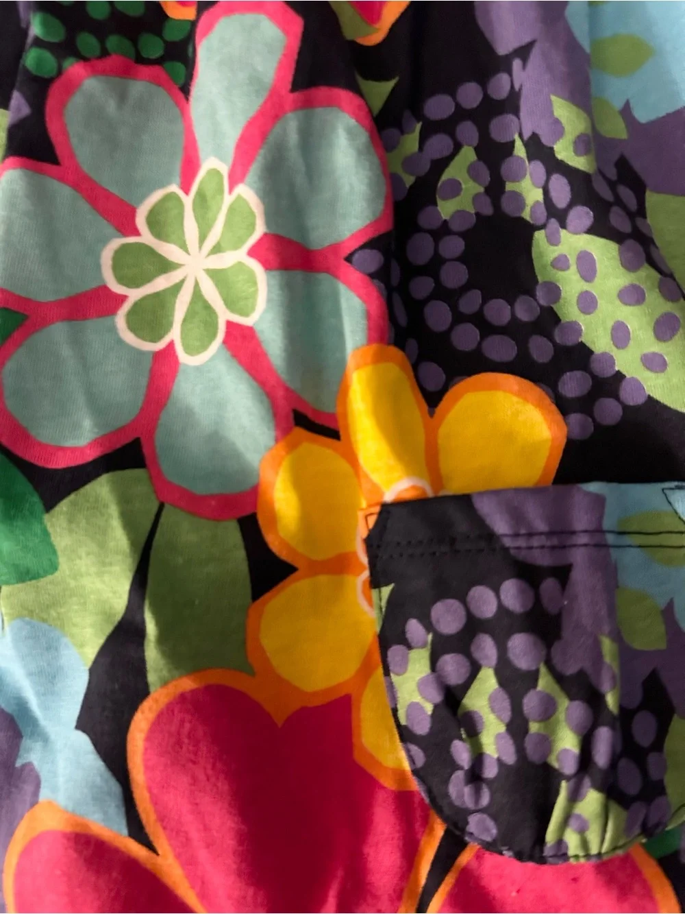 Carter's Colorful Floral Playwear Dress - Purple, Green, Blue