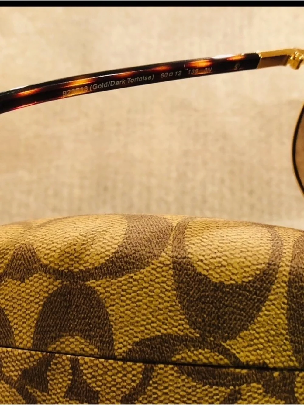 Coach aviator sunglasses