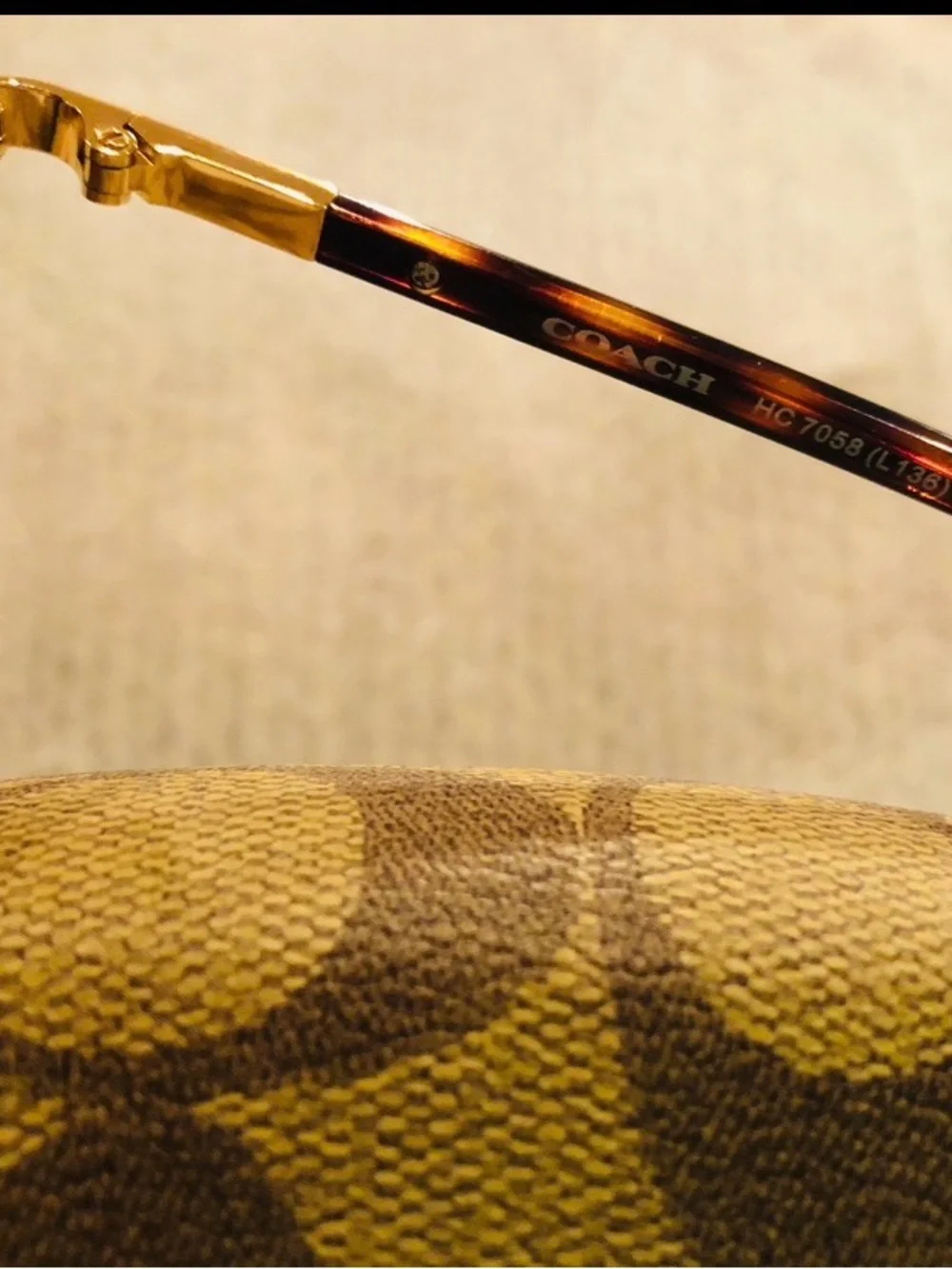 Coach aviator sunglasses