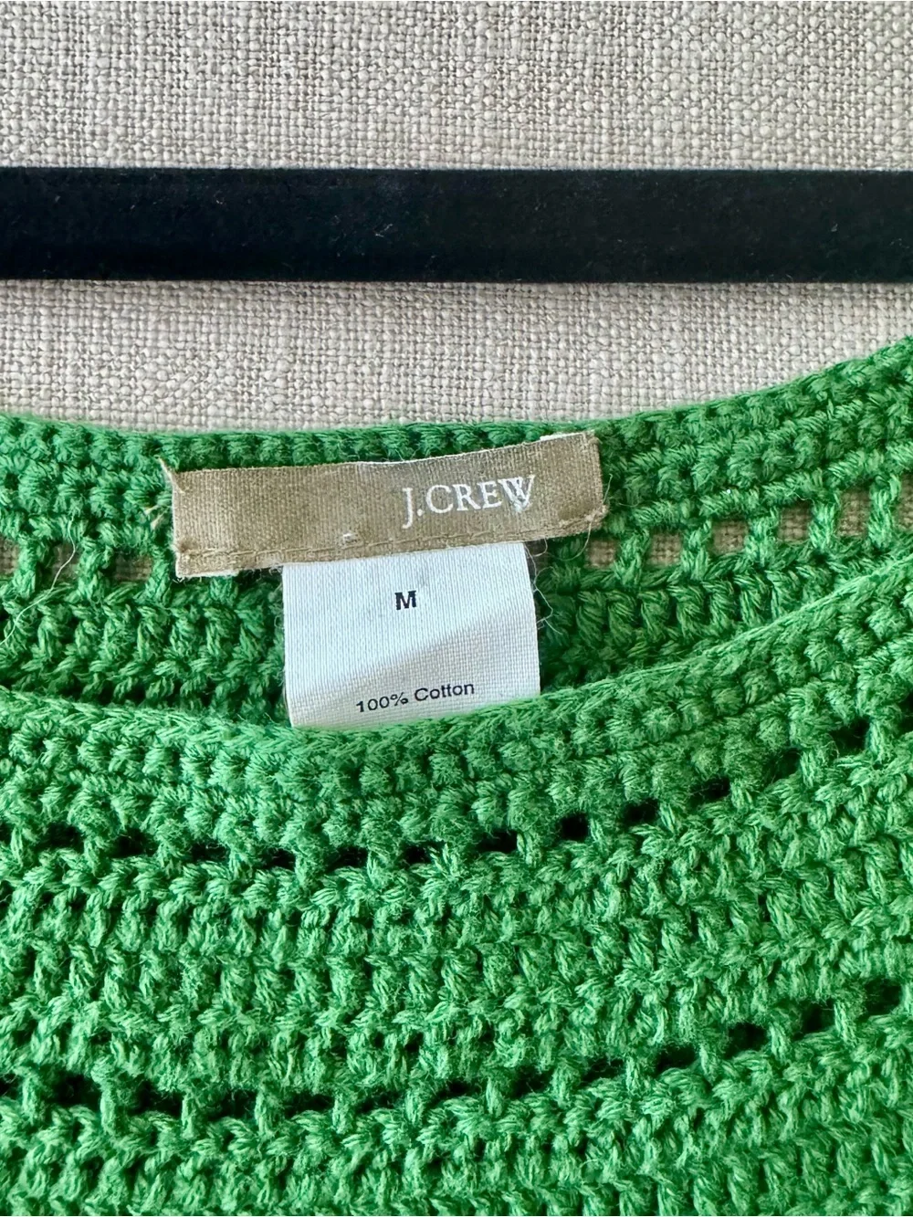 J. Crew square crochet