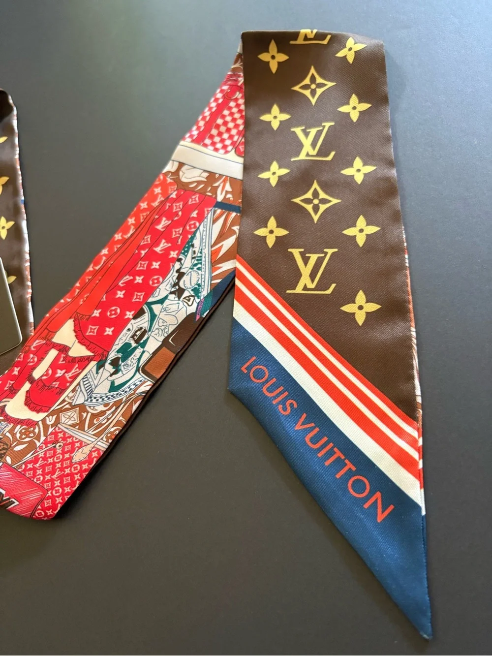 Fashion Long Silk Scarf Twilly
