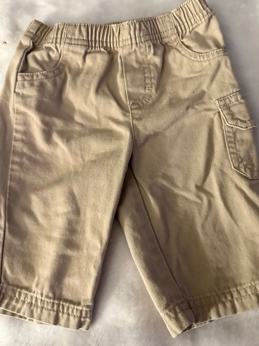 okie dokie Tan Cargo Shorts for Boys