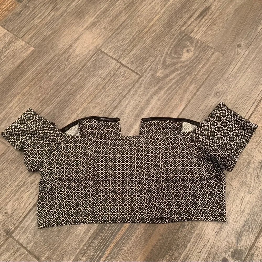 Free People Lucky Now Brami Off Shoulder Crop Top