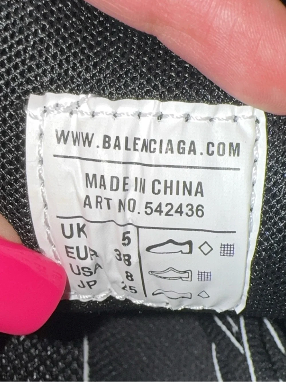 Balenciaga toe sneakers fashion