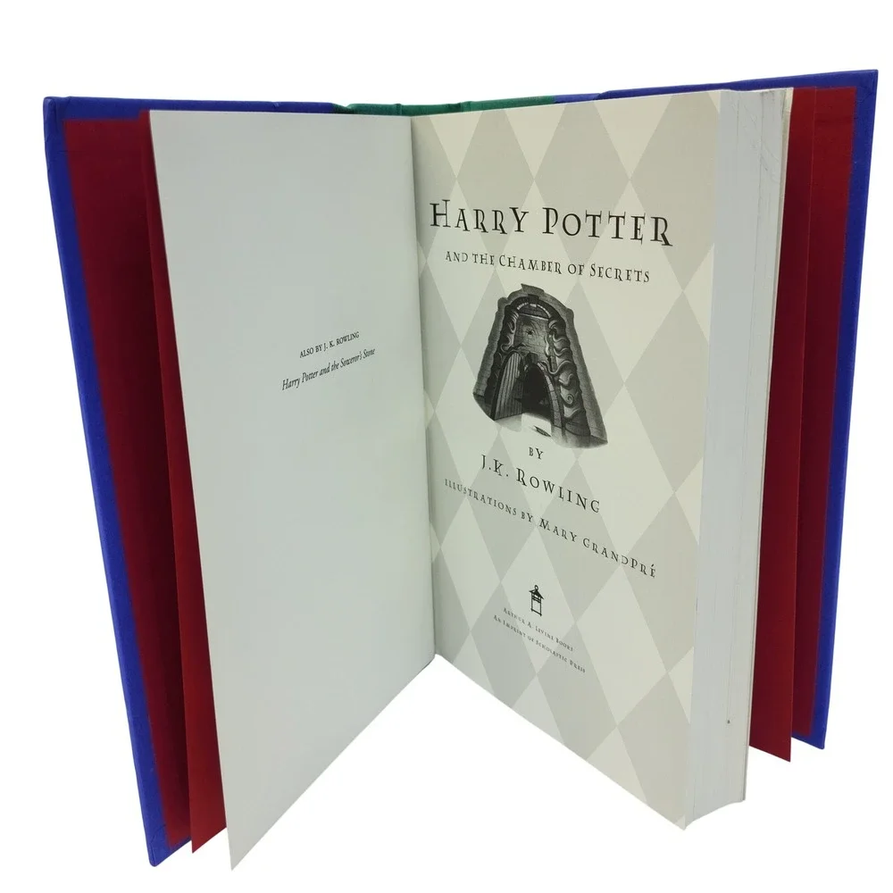 Harry Potter and the Chamber of Secrets J.K. Rowling Hardcover Scholastic Book