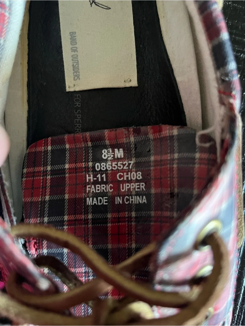 Sperry classic hand