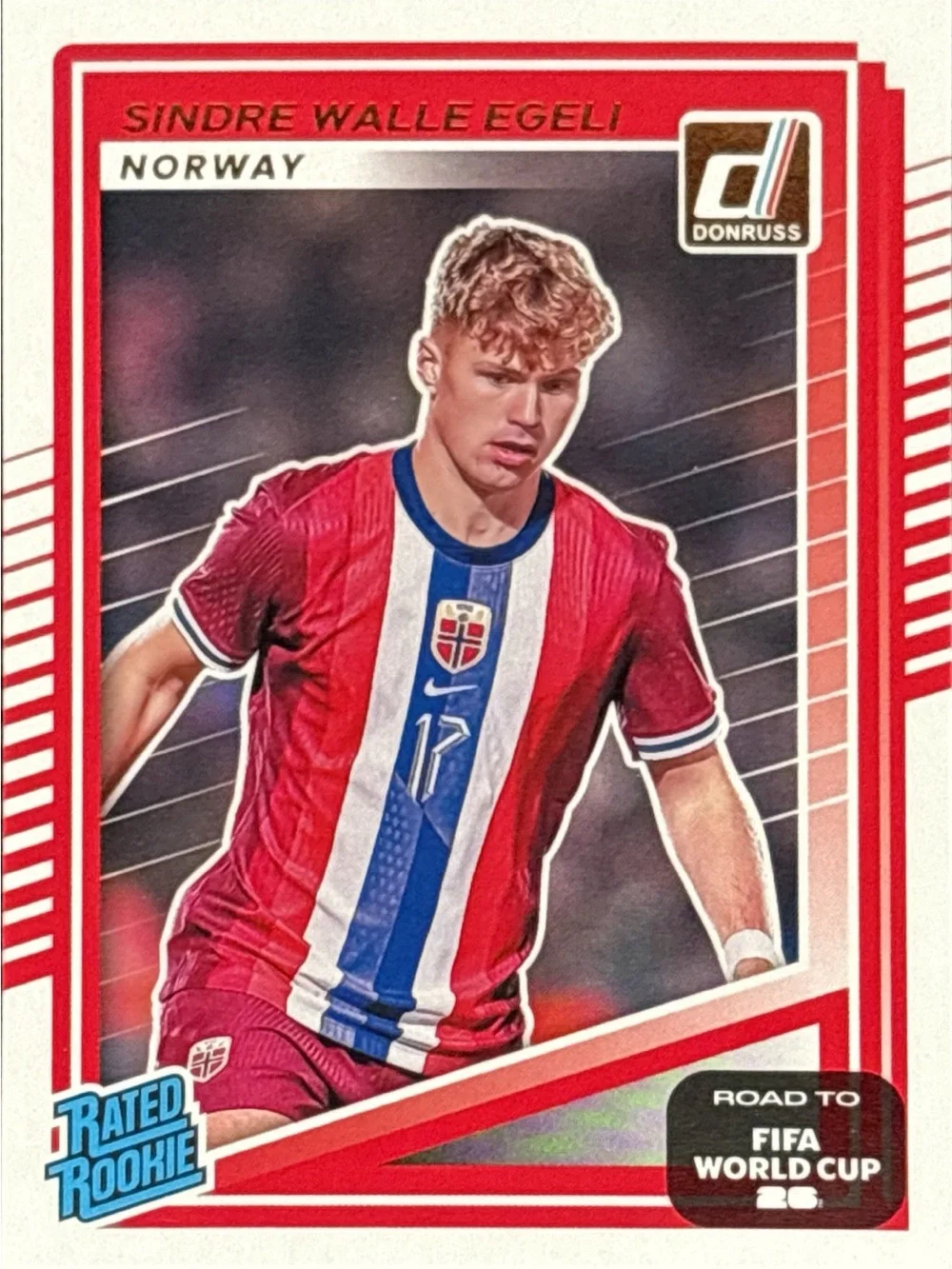 Panini World Cup Sindre Walle Egeli Rookie Norway Soccer Trading Card