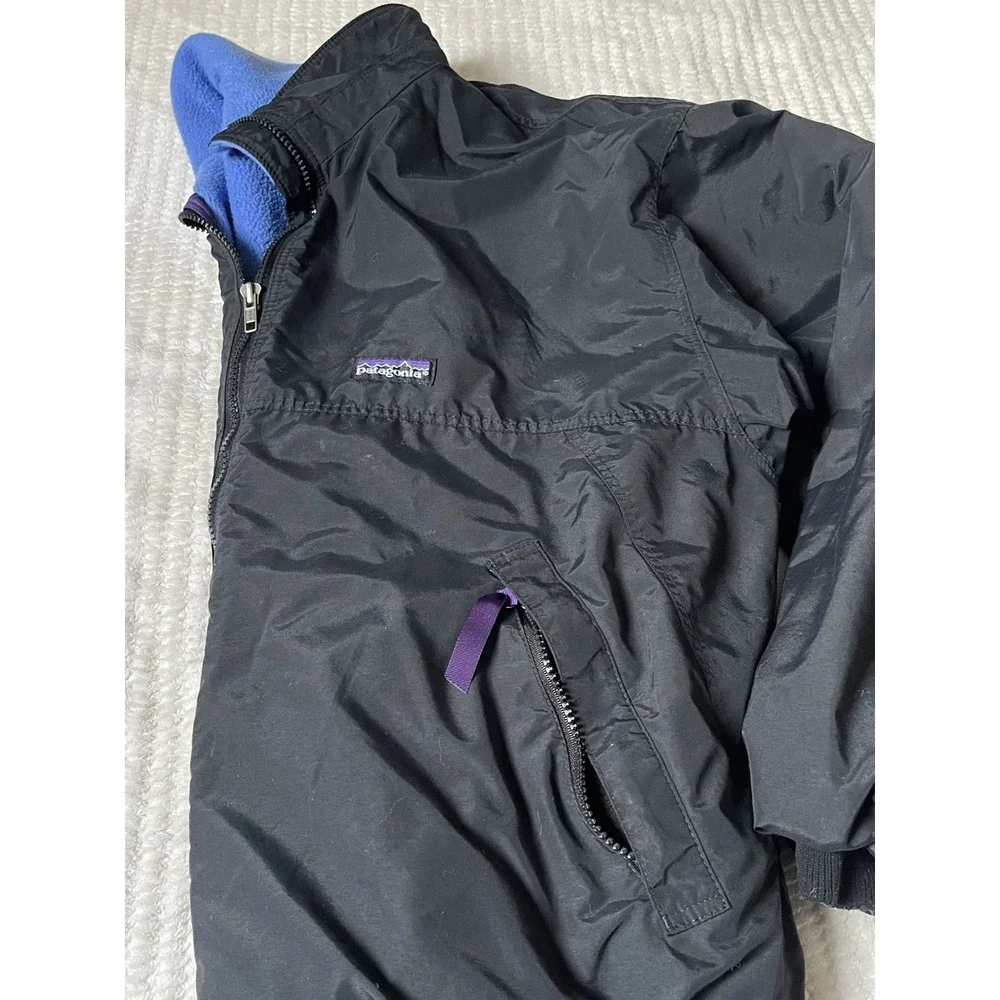 Patagonia 90's Synchilla Fleece Jacket Charcoal Blue Size L Used