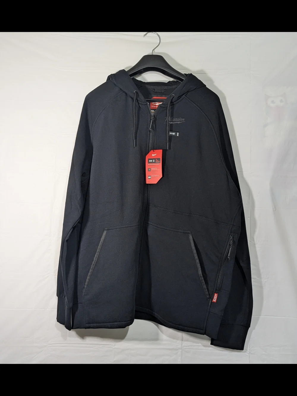 Milwaukee M12 Heated Hoodie Jacket 2X Black Full Zip w/ Battery & Charger NEW