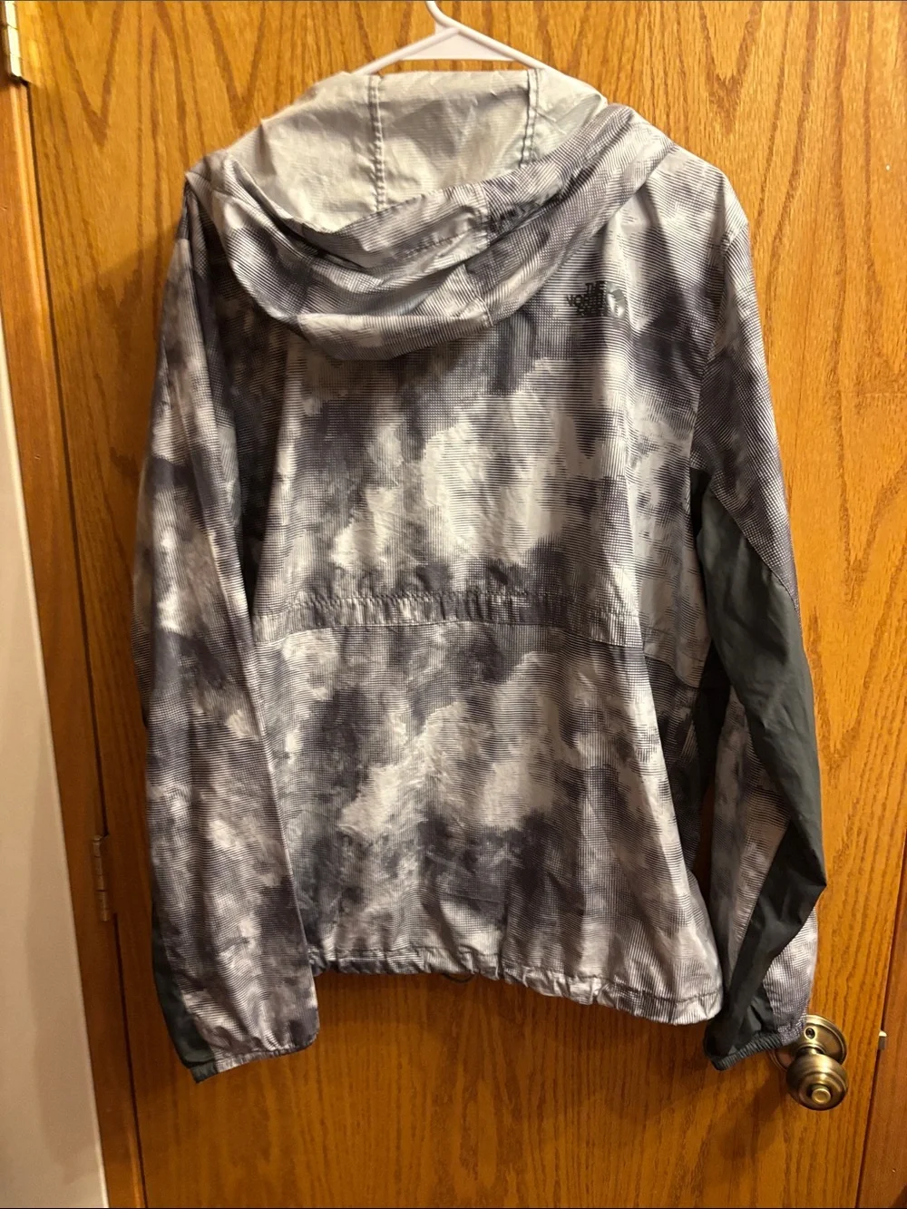 The North Face hood shoulder