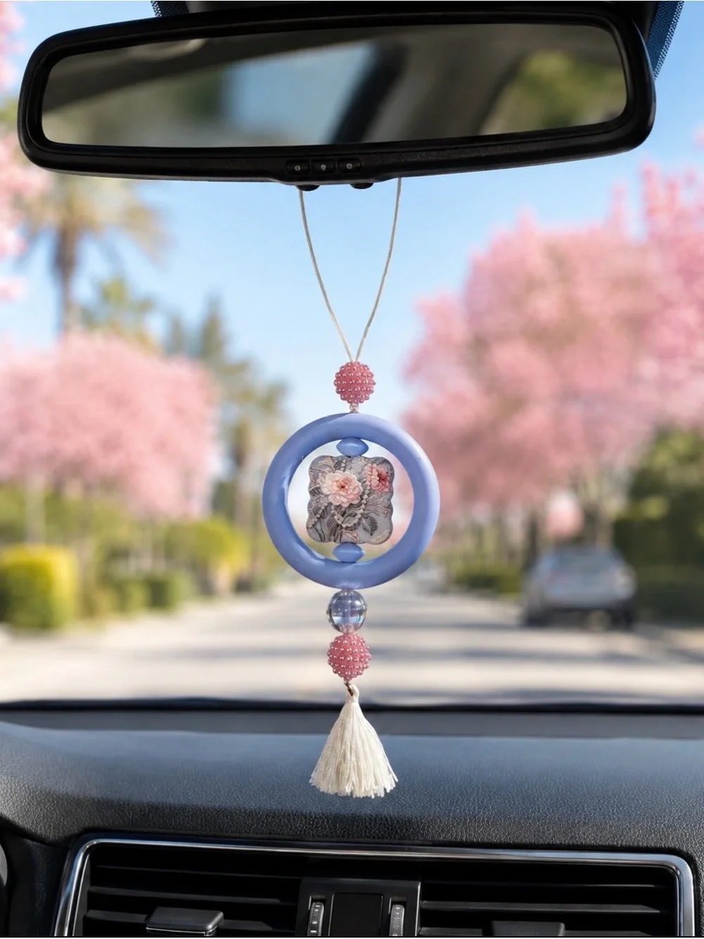 Hand Crafted pendant accented