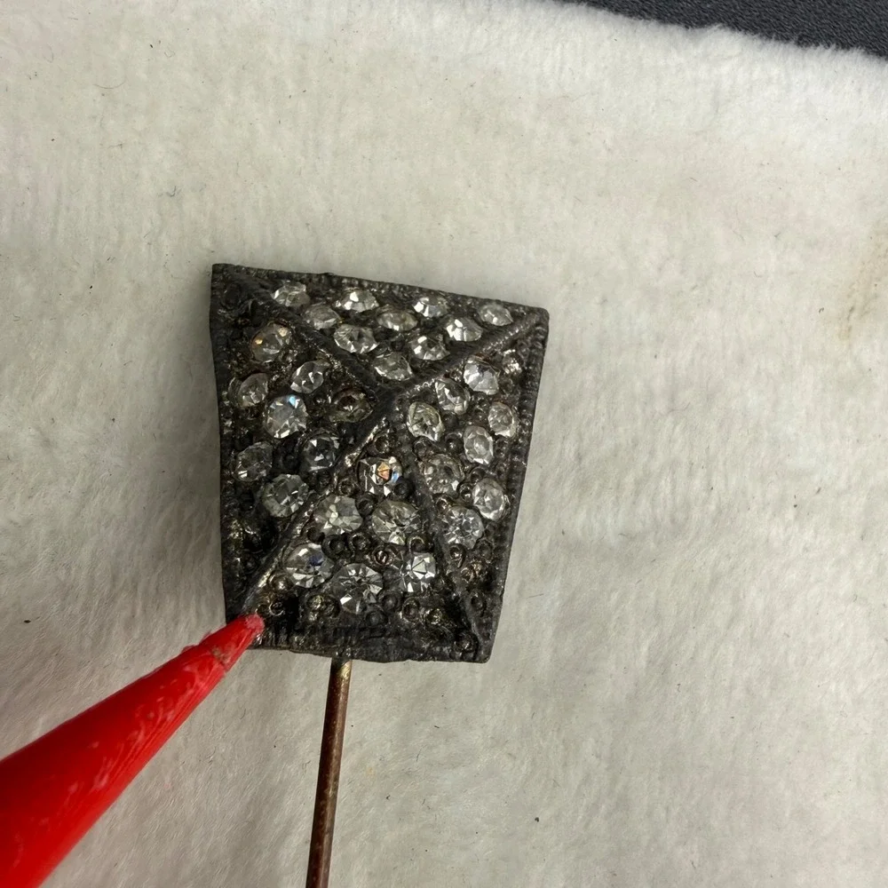 Estate read brooch