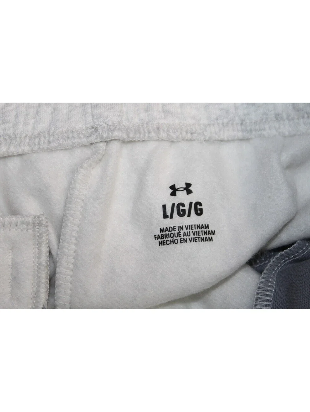 NEW Under Armour UA Rival Fleece Gray Terry Shorts Men LARGE x 8.5