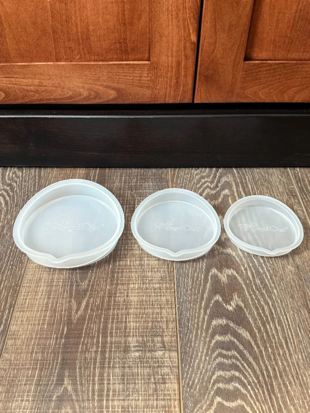Pampered Chef Silicone Bowl Prep Set – Set of 3
