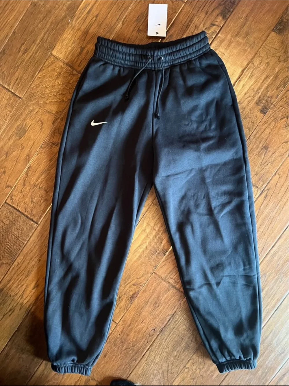 Nike Phoenix Black Swoosh Fleece Joggers