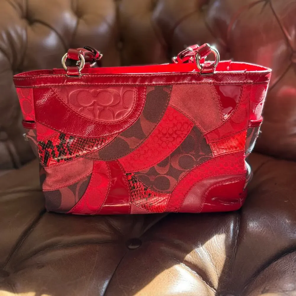 Coach suede slip creed