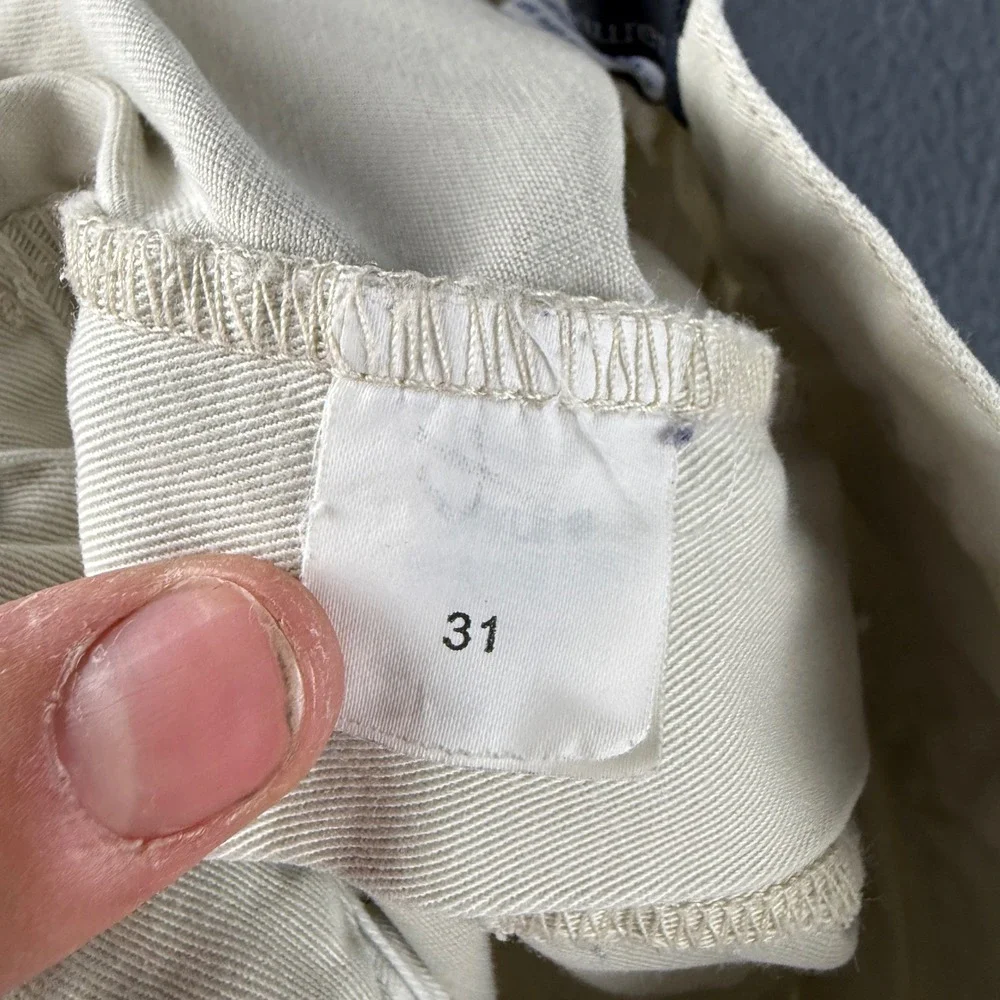 Vintage Polo Ralph Lauren Shorts Men's 31 (Fits 30) Beige Double Pleated 9