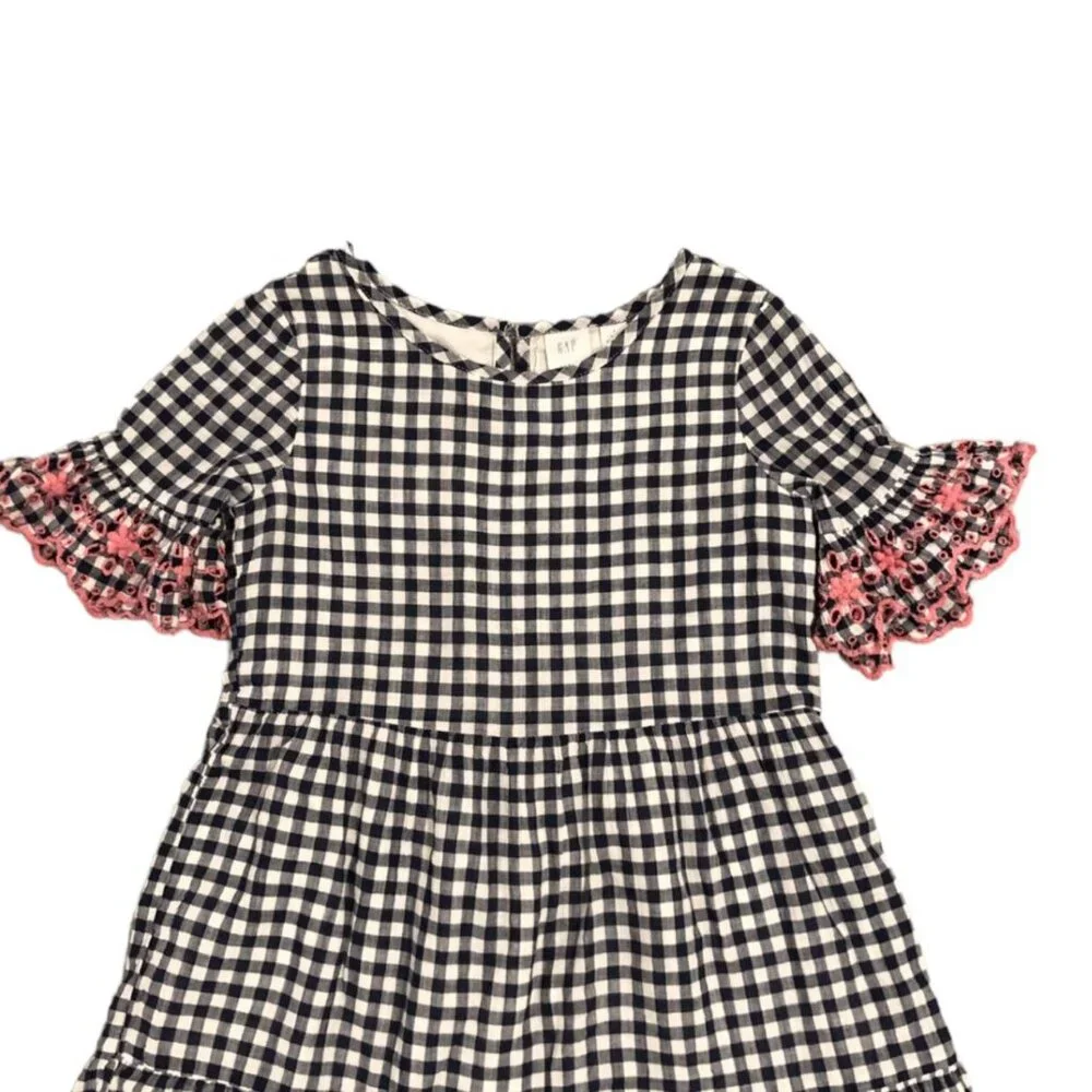 Gap Kids S (6-7Y) Sarah Jessica Parker Gingham & Eyelet Dress