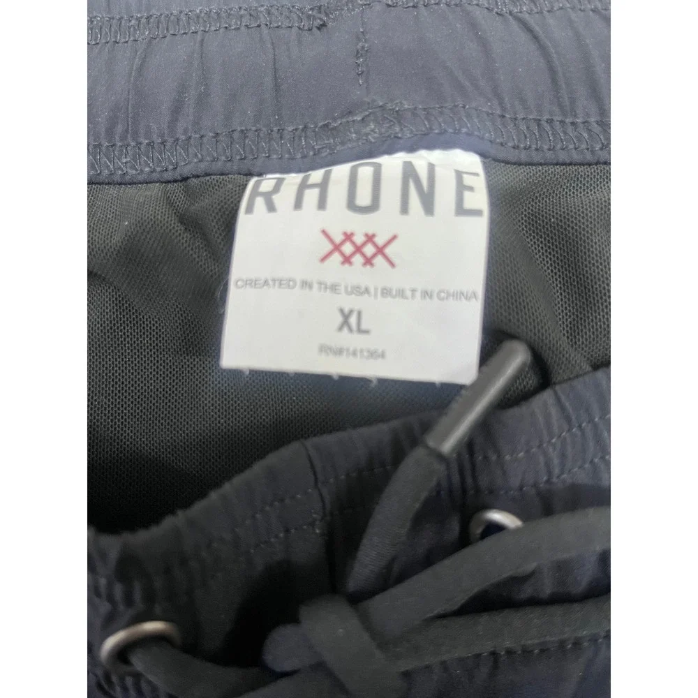 Rhone Mako Shorts Mens XL Navy Blue 7 Inch Inseam Athletic Training Gym Shorts