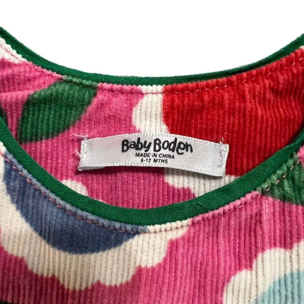 Baby Boden flowers colorful dress