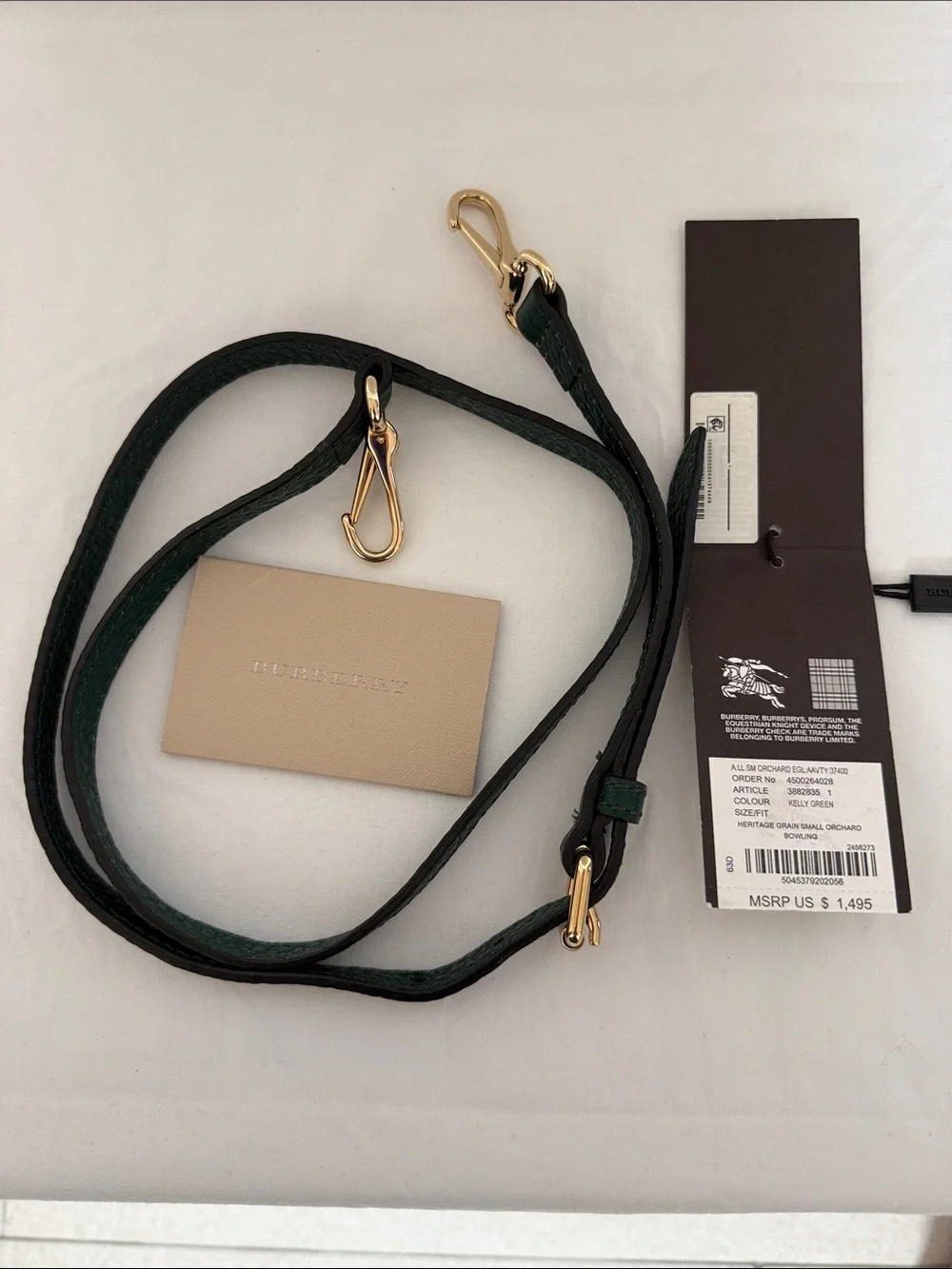 Burberry satchel dark