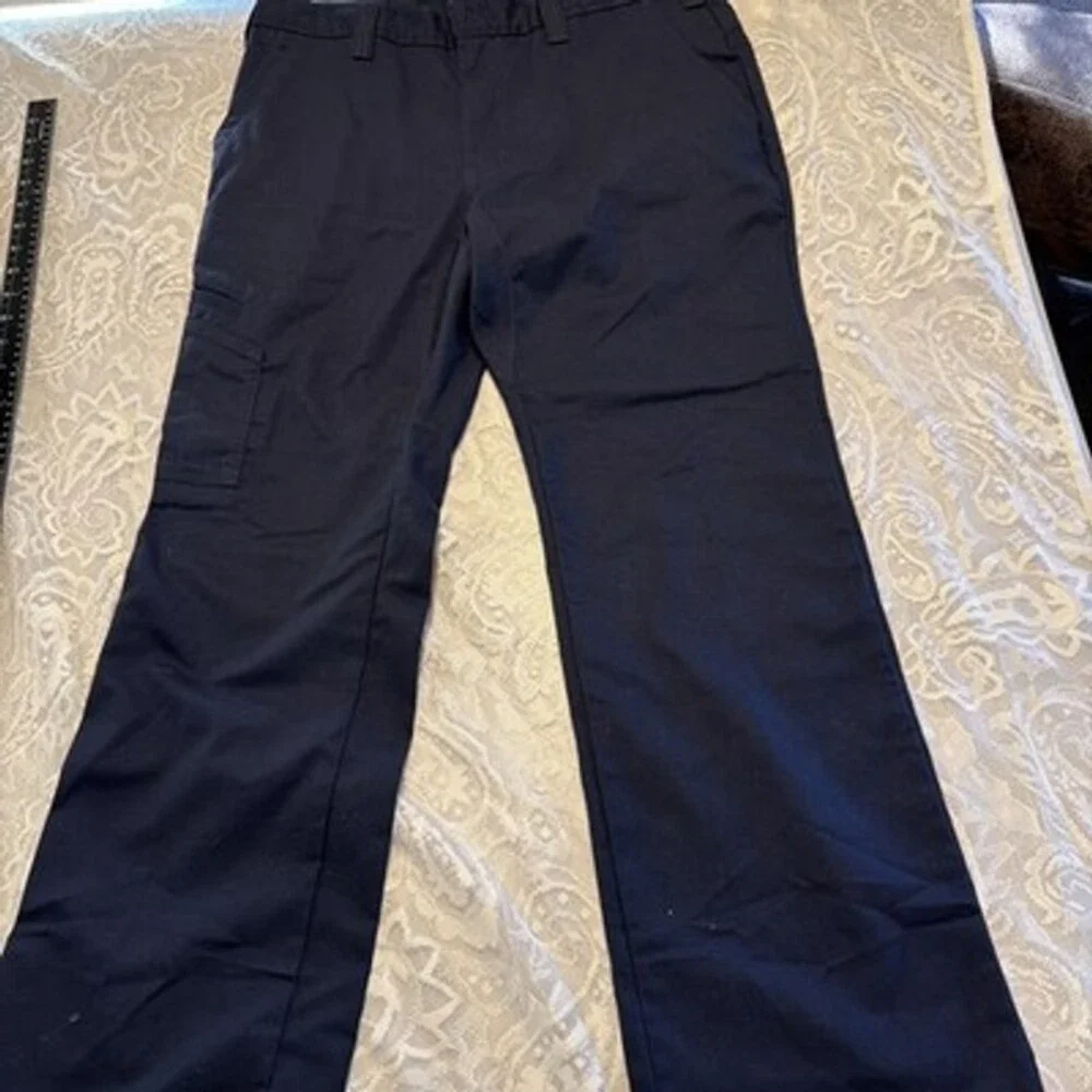 NWT Dickies Mens Flex Regular Fit Straight Leg Work Cargo Pants Navy 36”/29”