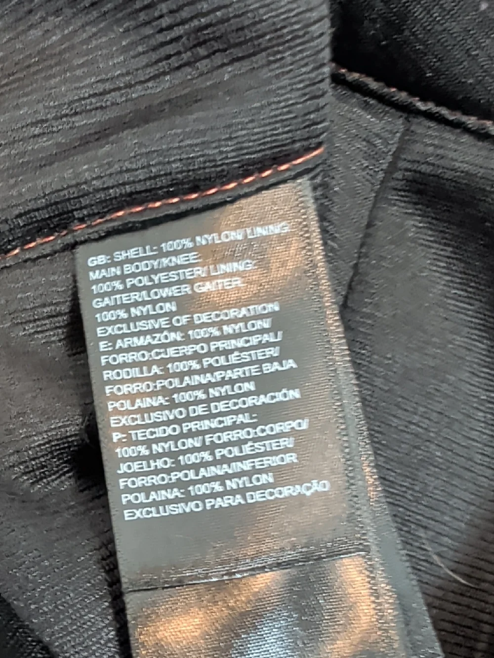 The North Face reinforced hand